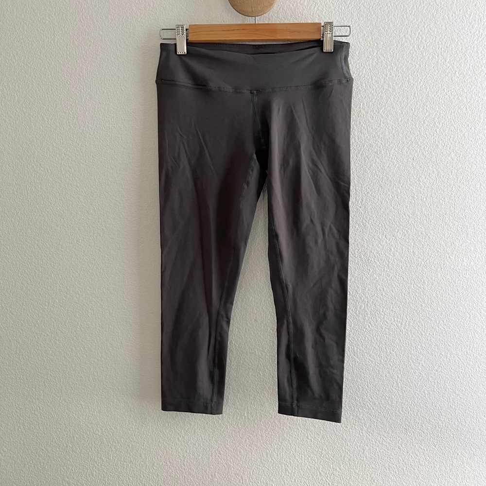 No Bull Gray Cropped Leggings